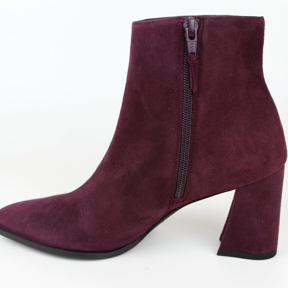 NEW Stuart Weitzman Suede Ankle Boots - Block Heel for Fall Work or Weekend - Picture 6 of 14